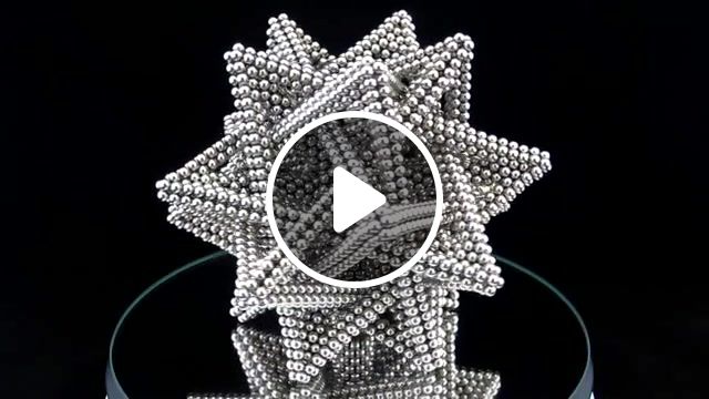 Compound of five tetrahedra zen magnets, art, art design. #1