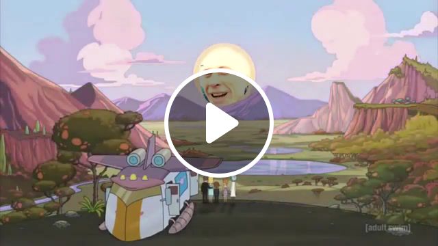 Another planet, adult swim, cartoons, rick and morty, i m mobile, i knew through smartphone, mashup. #1
