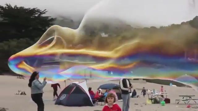 Beach Bubbles Boom - Video & GIFs | bigs,wow,wtf,free,circle,big,gif,omg,trip,beat,summer,beach,bubble,bubbles,boom,science technology