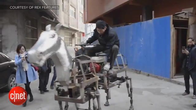 Look at my horse, look at my horse, robot, china, science, mecanics, horse, science technology.