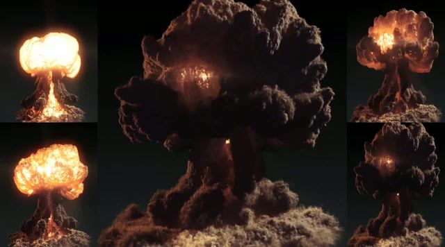 Nuclear Explosion modeling, Slow Mo, Explosion, Nuclear Explosion, Simulation, Slow Motion, Nuclear Bomb, I Do Not Want To Set The World On Fire, World On Fire, Fallout 3 Ost, Science Technology