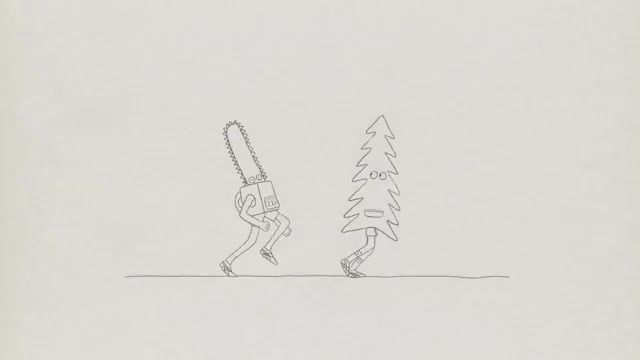 Run away from the chainsaw, Mcfetridge, Run, Shoes, Runners, Pencil, Hand Drawn, Traditional, 2d Animation, Cartoons