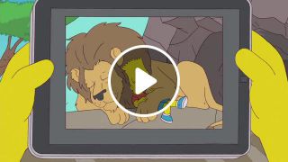 Magical tablet device from a tree grows in springfield the simpsons animation on fox