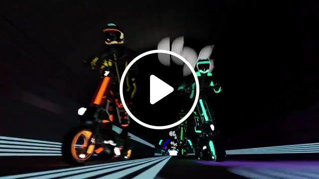 The world's first electric scooter championship, timetoescape, race, electric scooter, darude, drive, trance music, cars, auto technique. #0