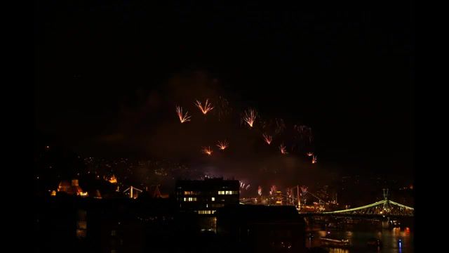 Fireworks in Budapest, 20 Aug, 1 - Video & GIFs | budapest,fireworks,timelapse,1,nature travel