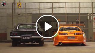 Toyota Supra and Dodge Charger