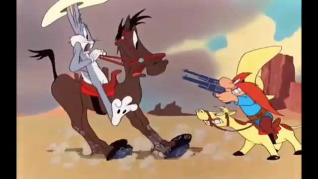 U can not catch me - Video & GIFs | bugs bunny,sam,bugs bunny and sam,you can not touch this,cartoon,music,cartoons
