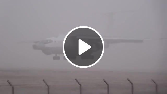 Fog, geek, music, air, fog, landing, aviation, aircraft, cool, extreme, amazing, awesome, flight, flying, fly, airplane, il 76td, il 76. #0