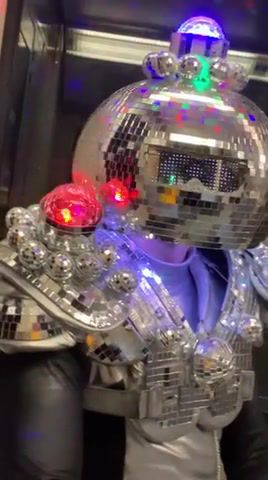 Selfmade costume, daft punk, get lucky, costume, homemade, amazing, disco, 90s, electronic, led, lights, music, hype, hyper, cool, bus, train, fashion, fashion beauty.