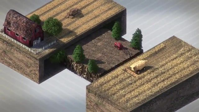 Sow and reap and then again, reap isometric, 5s project, harvest, sow, 5 seconds project, gsg, vray, c4d, perfect loop, loop, cartoons.