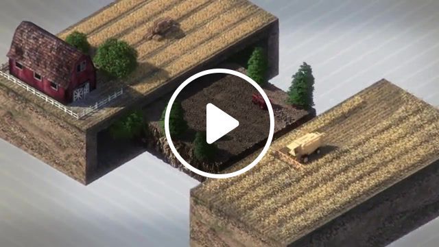 Sow and reap and then again, reap isometric, 5s project, harvest, sow, 5 seconds project, gsg, vray, c4d, perfect loop, loop, cartoons. #0