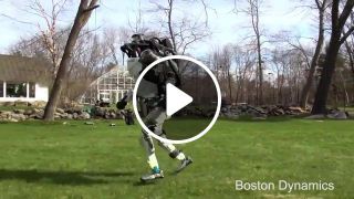 WOW new humanoid RUNNING robot by Atlas Boston Dynamics