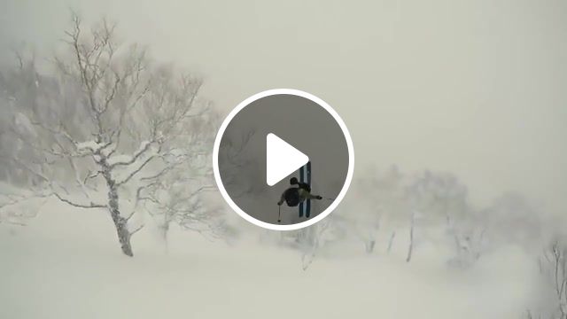 Fail flip in tree, skis, snowboarding, snow, flip, fail, sports. #1