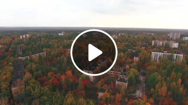 Chernobyl, drone, aerial, sky shooting, chernobyl, radioactive team, 4k, nature travel. #0