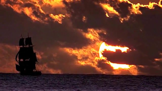 Conquerors of the seas, Movie, Mel Gibson, The World's Oceans, Sunset On The Sea, Vitza Sunset On The Sea, Sea Sunset, Baunti, Baunti, Sailboat, Marine Sunset, Nature Travel