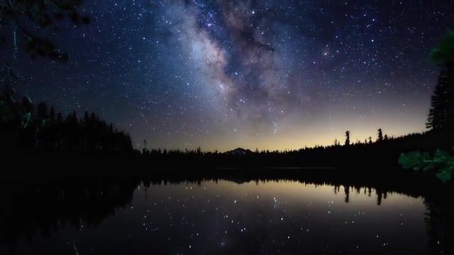 Starry forest, Lake, Beautiful, Nature, Music, Brunuhville, Forest, Sky, Night, Milky Way, Stars, Starry, Milky Way Time Lapse, Milky Way 4k, Astrophotography 4k, Alabama Hills 4k, Yosemite