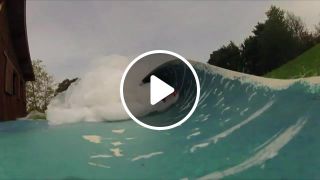 Surfer Toys Attack Teahupoo