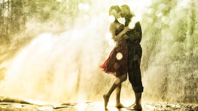 Love's Waterfall, Living Photo, A Quiet Place Ost, A Quiet Moment, Marco Beltrami, Love, Kiss, Embrace, Waterfall, Girl And Boy, Slow Motion, Slowmo, Memory, Stills, Time, Moments, Selfies, Cinemagraphs, Live Pictures