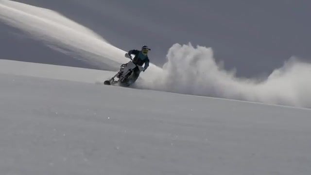 Pushing the limits of what's possible on a snowbike. track serenade solence, pushing the limits of what's possible on a snowbike, on a snowbike, what's possible, fate, patata p and c, patata, serenade solence, sports.