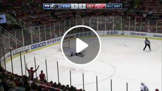Ryan Miller makes AMAZING save on empty net attempt. NHL Highlights. HD