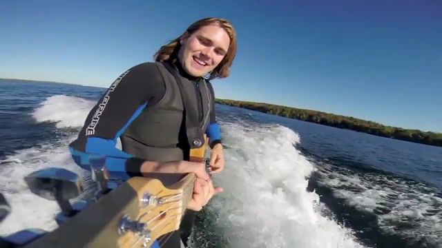 Surfing With Guitar, Guitar, Surfing, Rad, Stoked, Hd Camera, Hero Camera, Hero 4, Hero 3 Plus, Hero 3, Hero 2, Gopro, Music