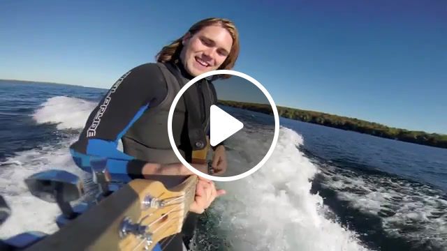 Surfing with guitar, guitar, surfing, rad, stoked, hd camera, hero camera, hero 4, hero 3 plus, hero 3, hero 2, gopro, music. #0