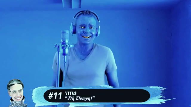 The blue element, eiffel 65, 25 songs in, in the style of, vitas, slightly left of center, vitas 7th element, music, i'm blue.
