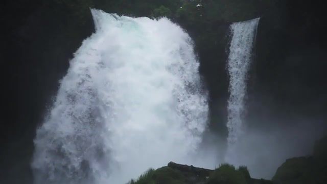 CASCADE, Waterfall, Slow Motion, Oregon, Washington, Nature, Music, Cursed, Nature Travel