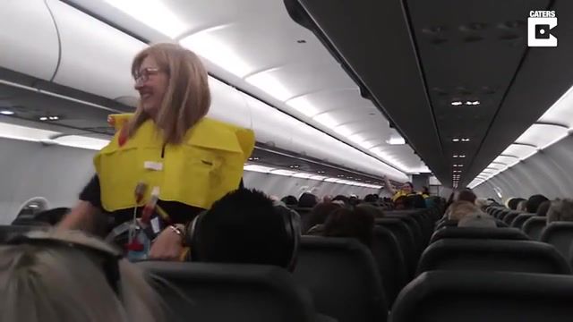 World's funniest flight attendant, caterstv, catersnewsagency, viral, clips, man, world's, funniest, flight, attendant, pengers, plane, flying, fly, pilot, cabin crew, safety announcement, hilarious, funny, unique, tannot, speakers, hysterics, instructions, comedy, routine, nature travel.