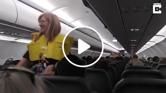 World's funniest flight attendant, caterstv, catersnewsagency, viral, clips, man, world's, funniest, flight, attendant, pengers, plane, flying, fly, pilot, cabin crew, safety announcement, hilarious, funny, unique, tannot, speakers, hysterics, instructions, comedy, routine, nature travel. #0