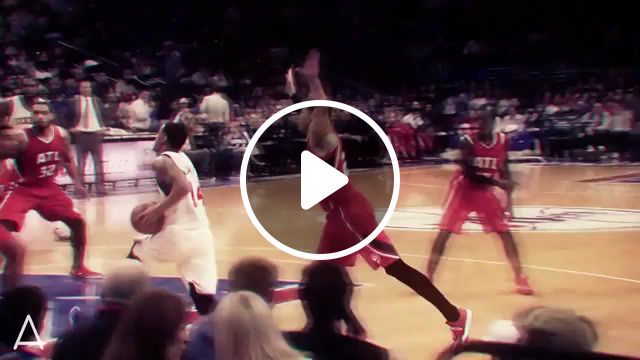 K. j. mcdaniels drives baseline and finishes double pump slam, nba, basketball, byasap, dunk, btudio, sports. #0