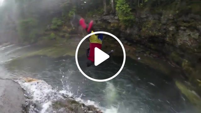 Cliff diving, this place is unreal, long jump, cliff diving, diving, delayed jump, extreme sports, extreme, sports, extreme jump, dj mingist long jump, slow mo, slow motion. #0