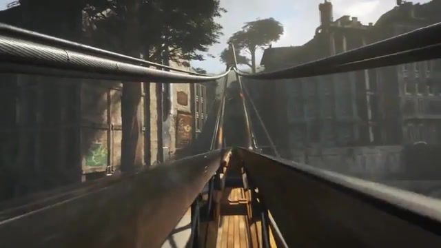 Dishonored 2 Running Across The Bridge of Death, Gamespot Com, Gamespot, Juego, Gameplay, Gaming, Game, Games, Pc, Xbox One, Playstation 4, Reveal, Announcement, Gamespot E3, E3 Expo, E3, Arkane Studios, Dishonored 2