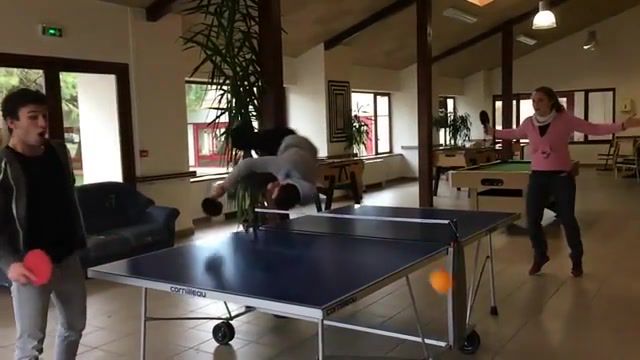 Ping pong impossible, sports.