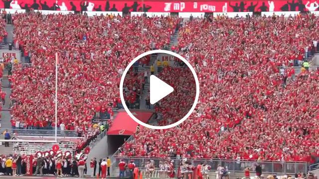 Wisconsin jump around in student section at camp randall, madison, asu, vs, wisconsin, 9 18, jump, around, in, madison, at, camp, randall, sports. #0