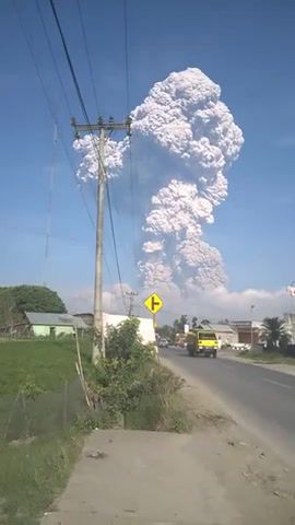 Eruption, Sinabung, Nature, Nature Travel