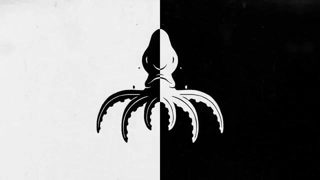 Transition, dmitry melov, moderat, bomb, octopus, black and white, transitions, animation, nature travel.