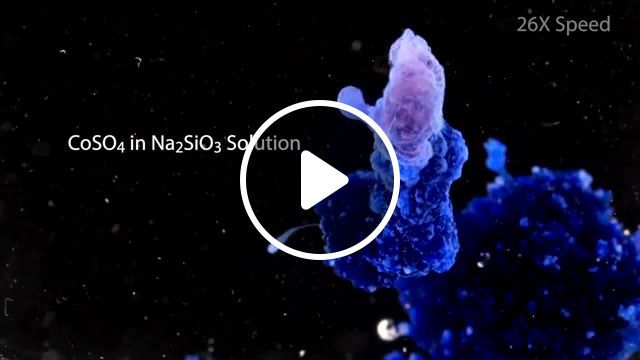 Chemical reactions, time lapse, macrophotography, macro, science and art, beautiful chemistry, nature travel. #0