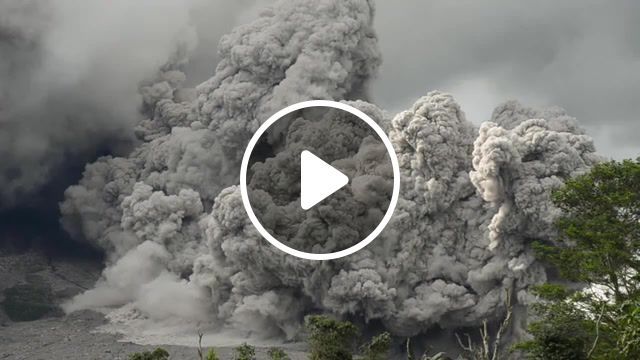 Sinabung volcano double pyroclastic flow december 27, volcano, sumatra, eruption, pyroclastic, nature, sinabung, nature travel. #0
