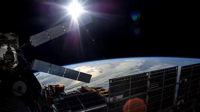 Airplanes fly about 600 mph, but the ISS orbits Earth at 17,500 mph