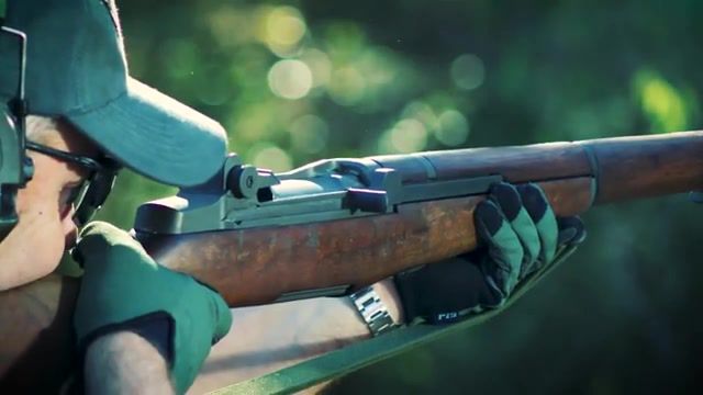 M1 garand, gun, guns, weapon, small arms, rifle, wwii, world war, ww2, army, military, history, historical, weapons, slow motion, m1 garand, science technology.