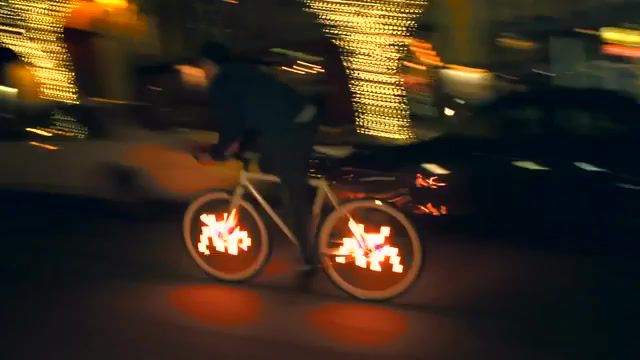 Night Lights. Party. Music. Neon. Bike. Night. Power Glove. Qiwi. Science Technology.