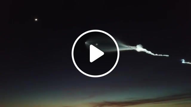 Spacex iridium 4 launch x35 speed. press s to slow down, science technology. #0