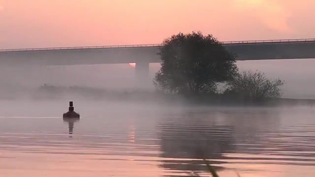 Good Morning - Video & GIFs | hd,kampen,panasonic hdc sd10,avid studio,timelapse,nature,bridge,water,misty,fog,mist,colours,morning,nederland,nature travel
