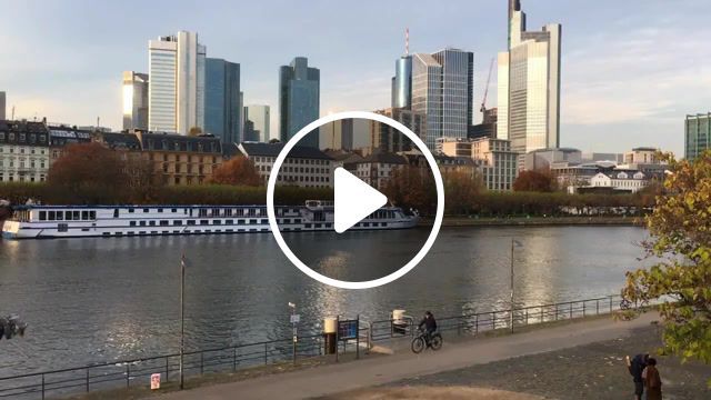 Life is just a moment in time, live, frankfurt, city, bicycle, twin peaks theme, cinemagraph, nature travel. #0