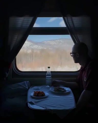 Russia on the trans siberian railway, nature travel.