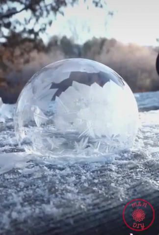 The ice bubble is just amazing, winter, ice, bubble, ice bubbles, insaiyan, nature travel.