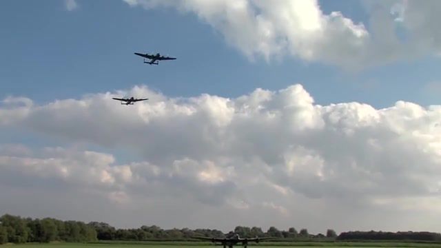 Three Lancasters Meet at East Kirkby, Avro Lancaster, Raf East Kirkby, Nature Travel