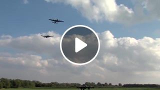 Three Lancasters Meet at East Kirkby
