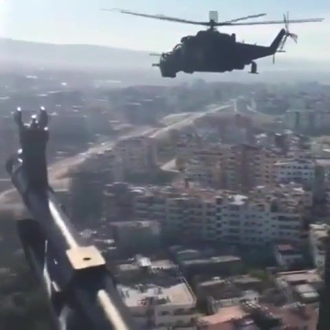 War - Video & GIFs | war,syria,mi 24,hind,pkm,army,fly,hanz zimmer,hanz zimmer barra barra,music,science technology